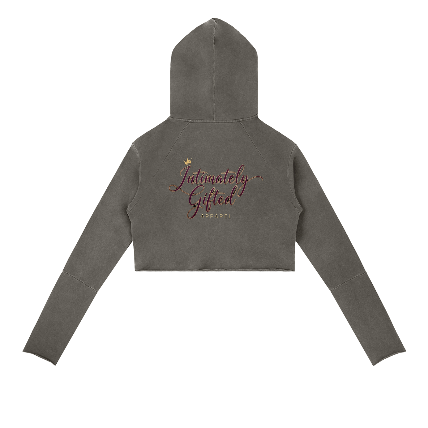 Vintage Washed Raw Edge Hoodie