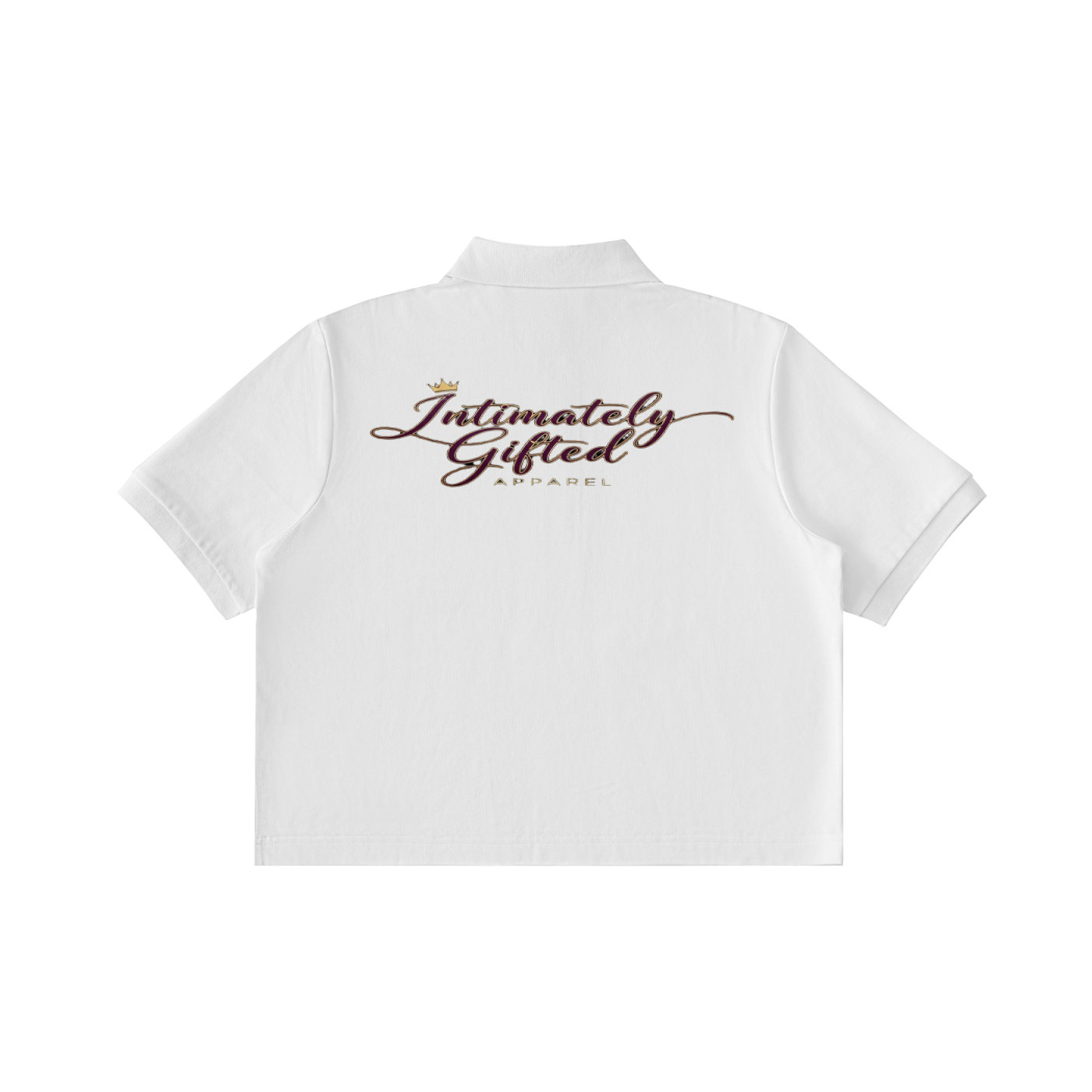 Essential Cropped Polo Shirt