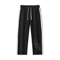 Contrast Side-Stripe Straight-Leg  Pants