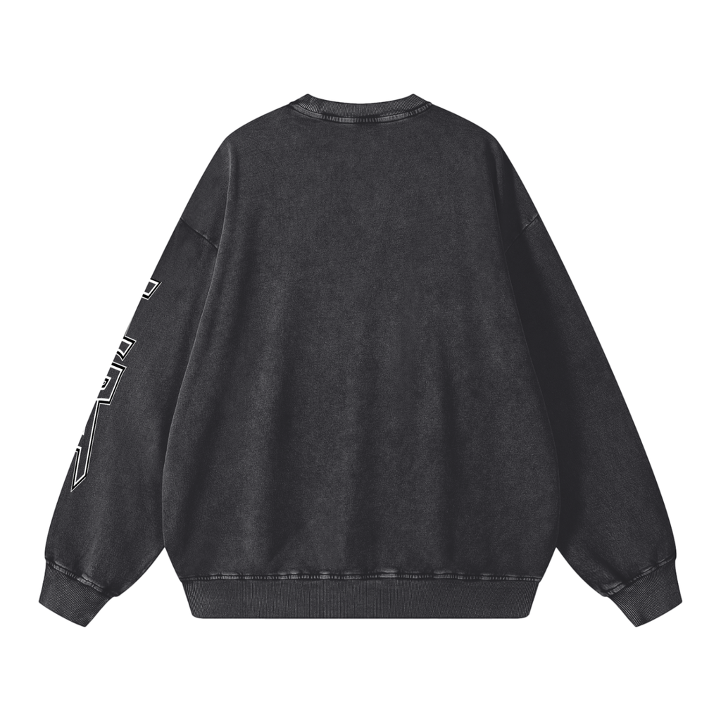 Snow Washed Oversized Sweatshirt