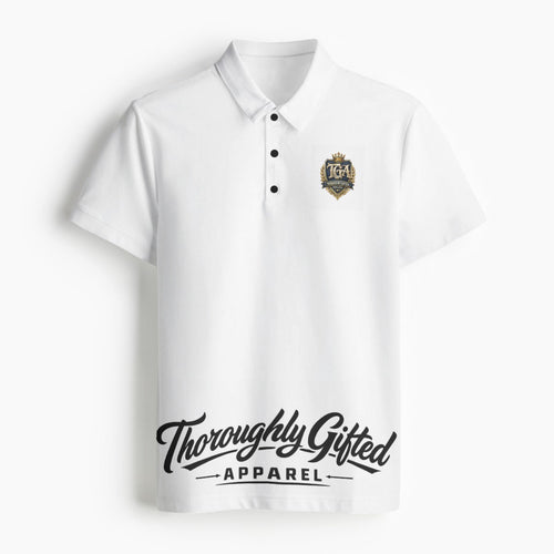 All-Over Print Men's Polo Collar Jersey