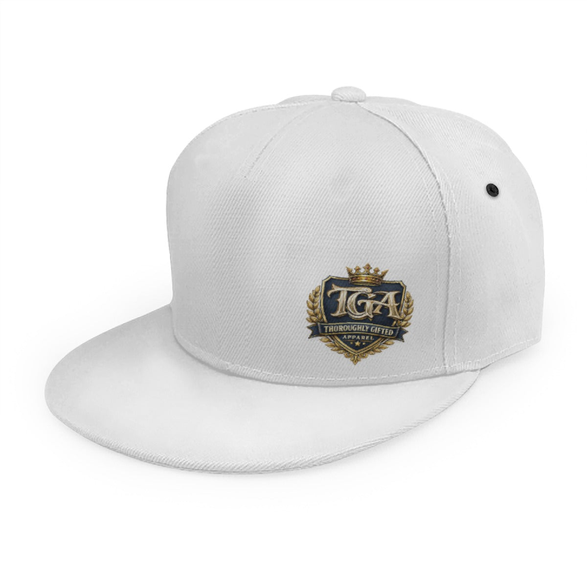 Baseball Cap With Flat Brim