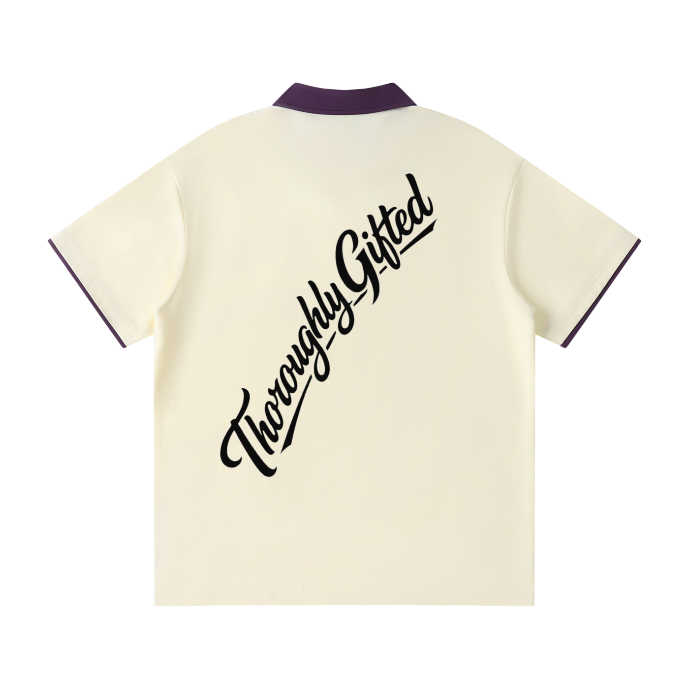 Contrast Collar Raglan Polo Shirt