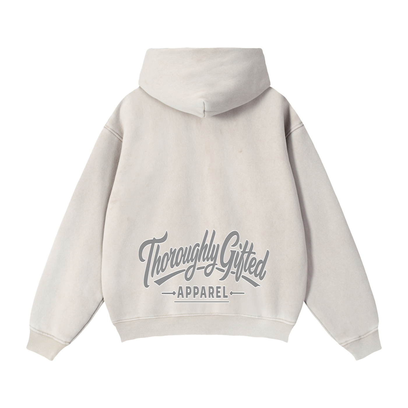 Zip-Through Boxy Fleece Hoodie