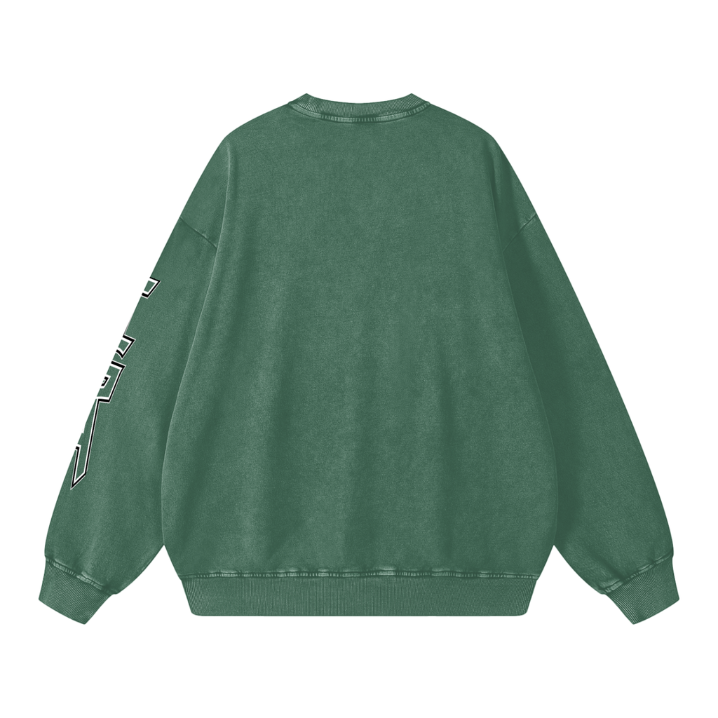 Snow Washed Oversized Sweatshirt