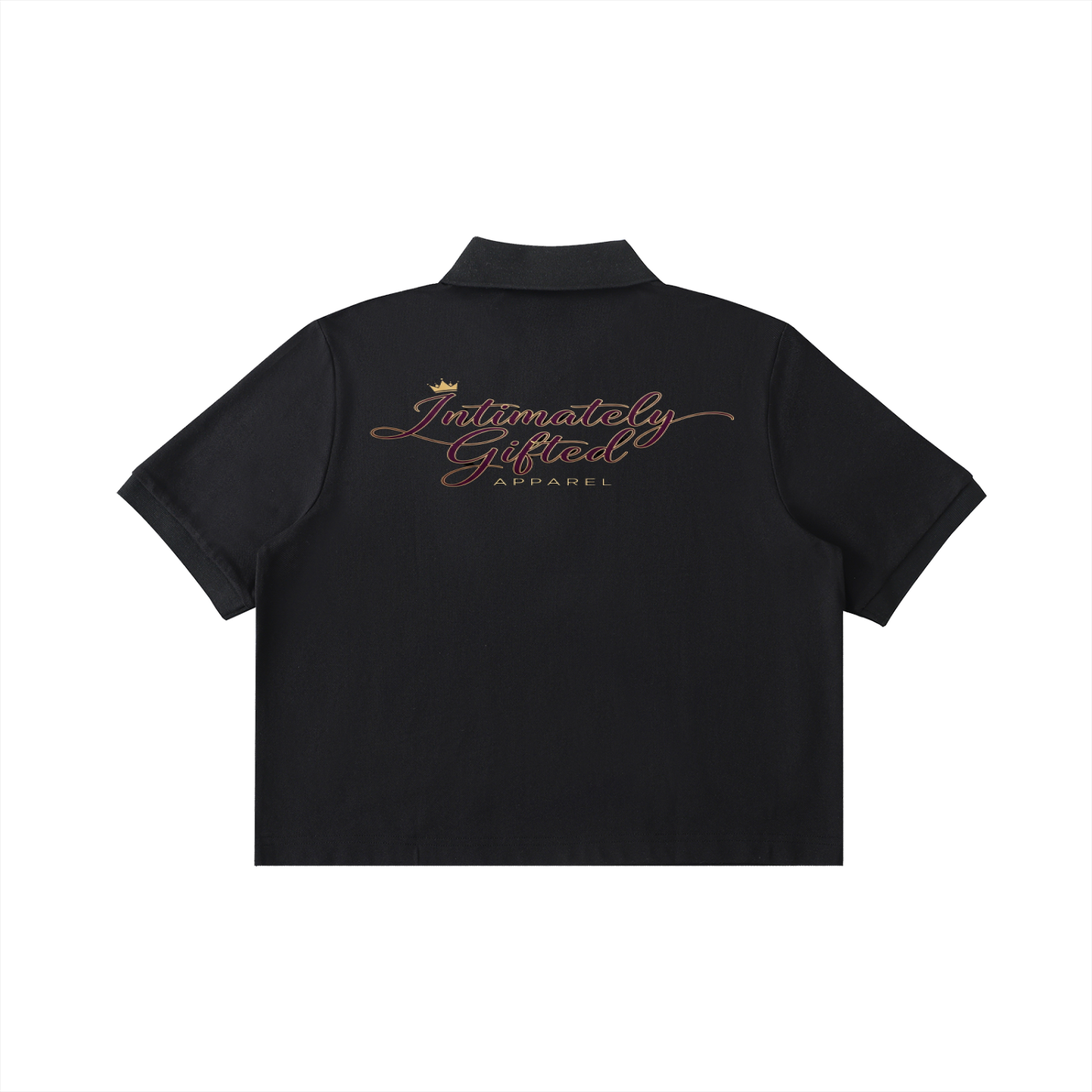 Essential Cropped Polo Shirt
