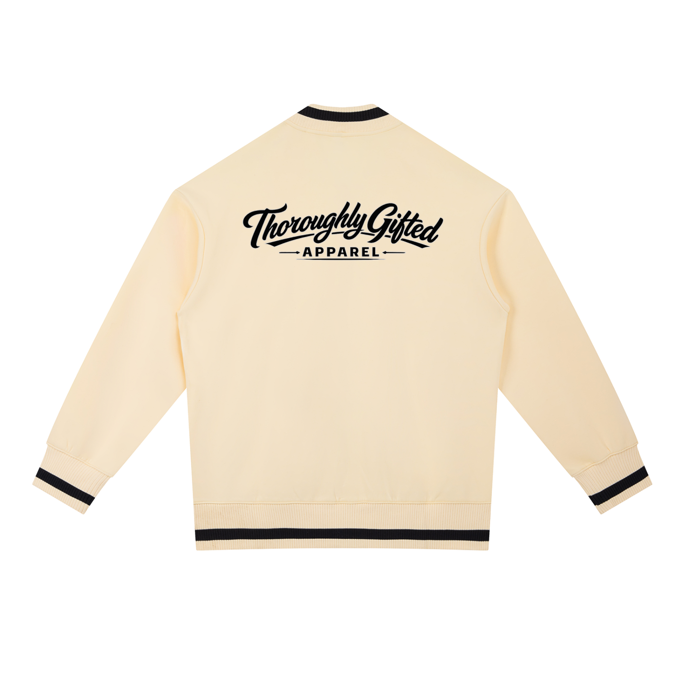 Contrast Piping Zip Bomber Jacket