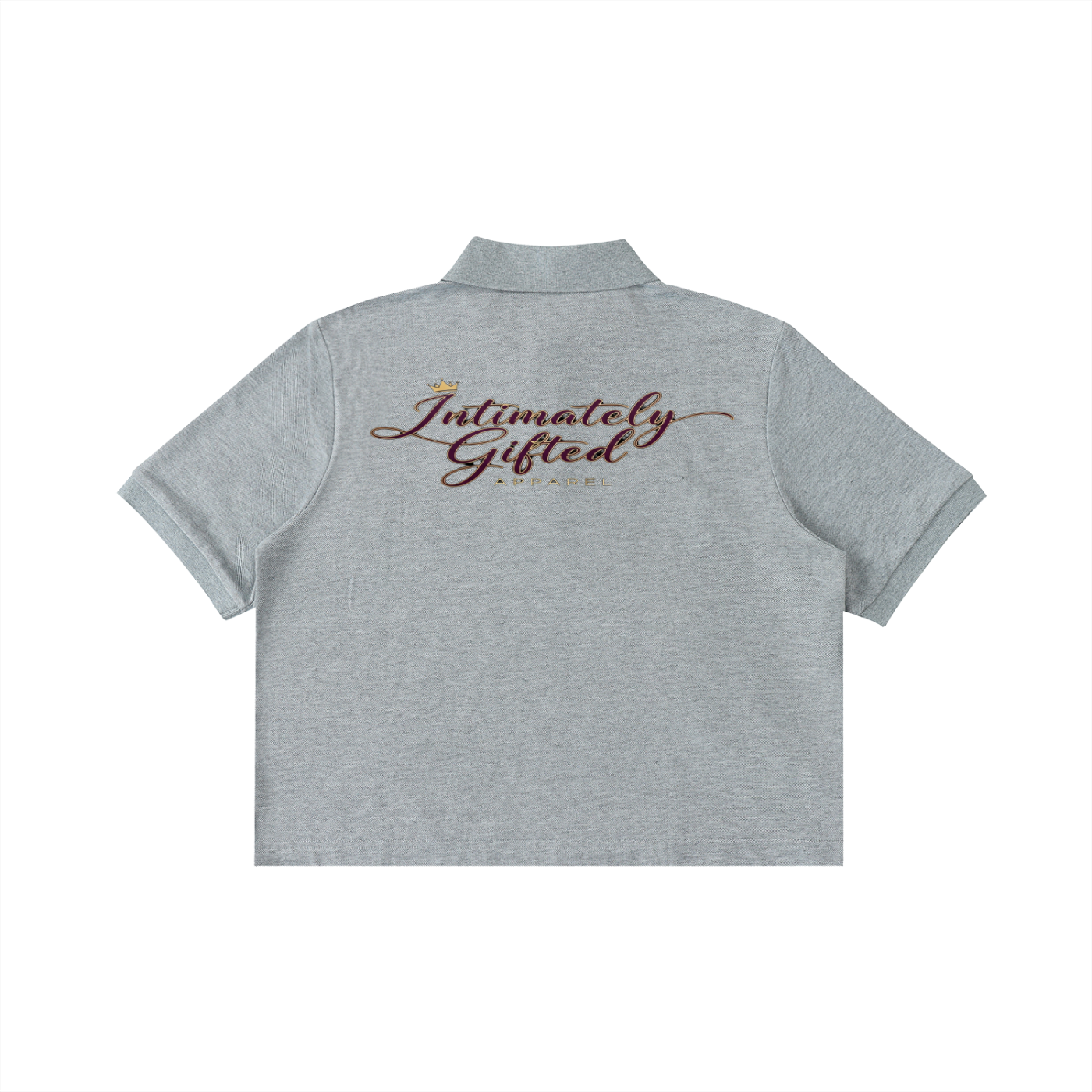 Essential Cropped Polo Shirt