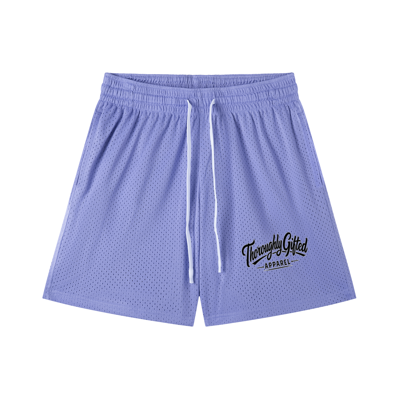 Mesh Drawstring Shorts