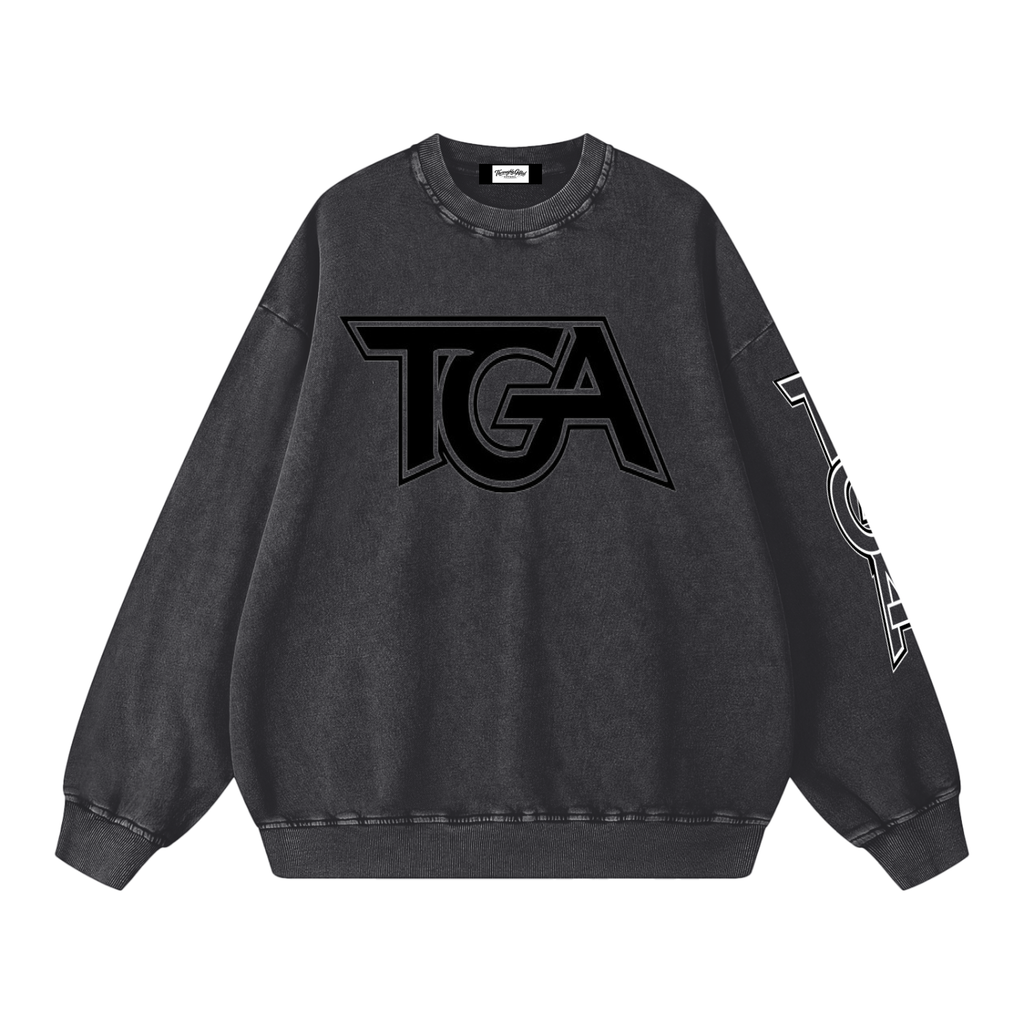 Snow Washed Oversized Sweatshirt