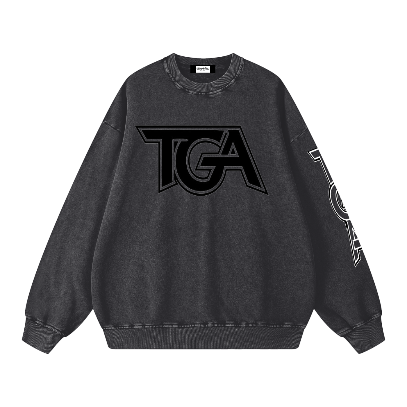 Snow Washed Oversized Sweatshirt