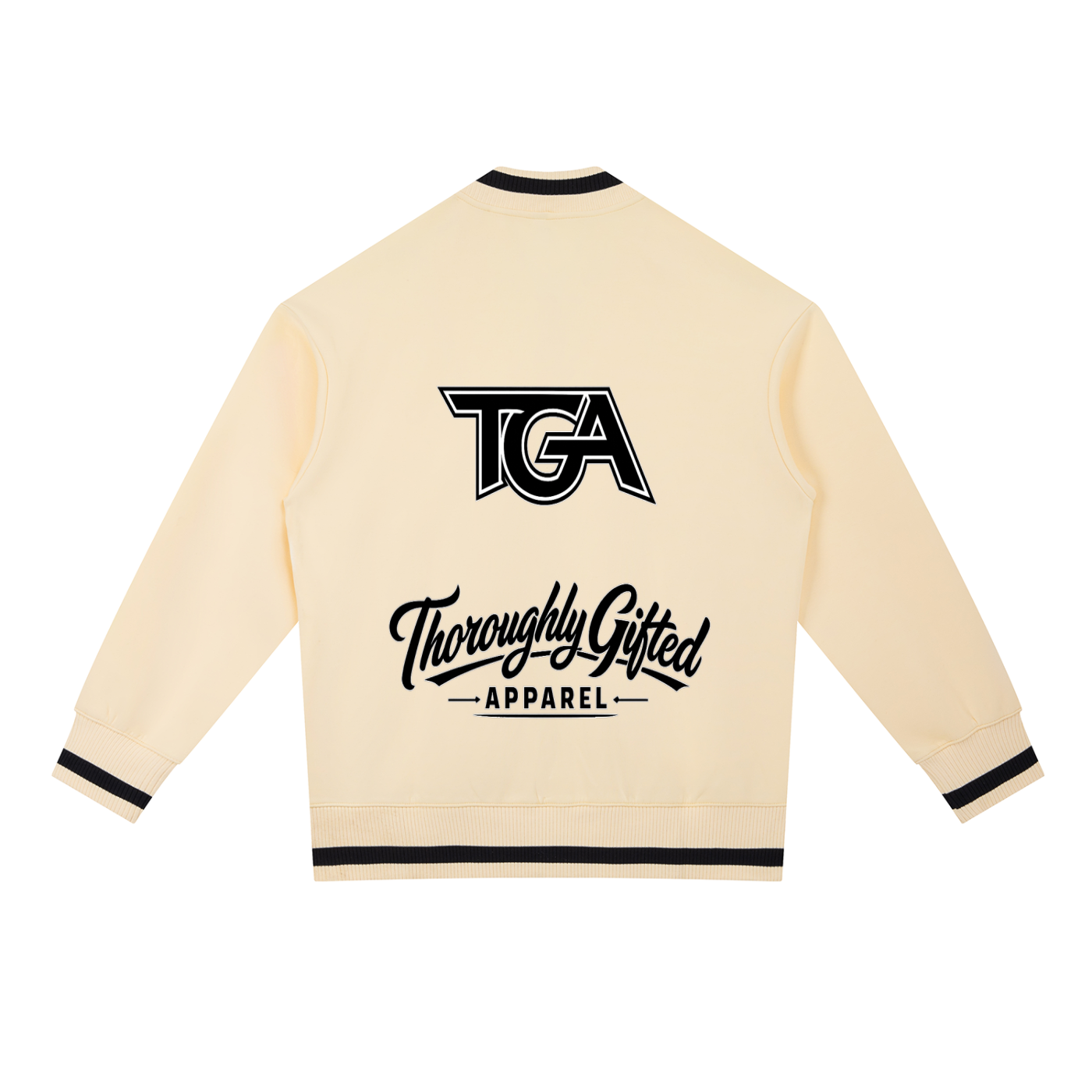 Contrast Piping Zip Bomber Jacket