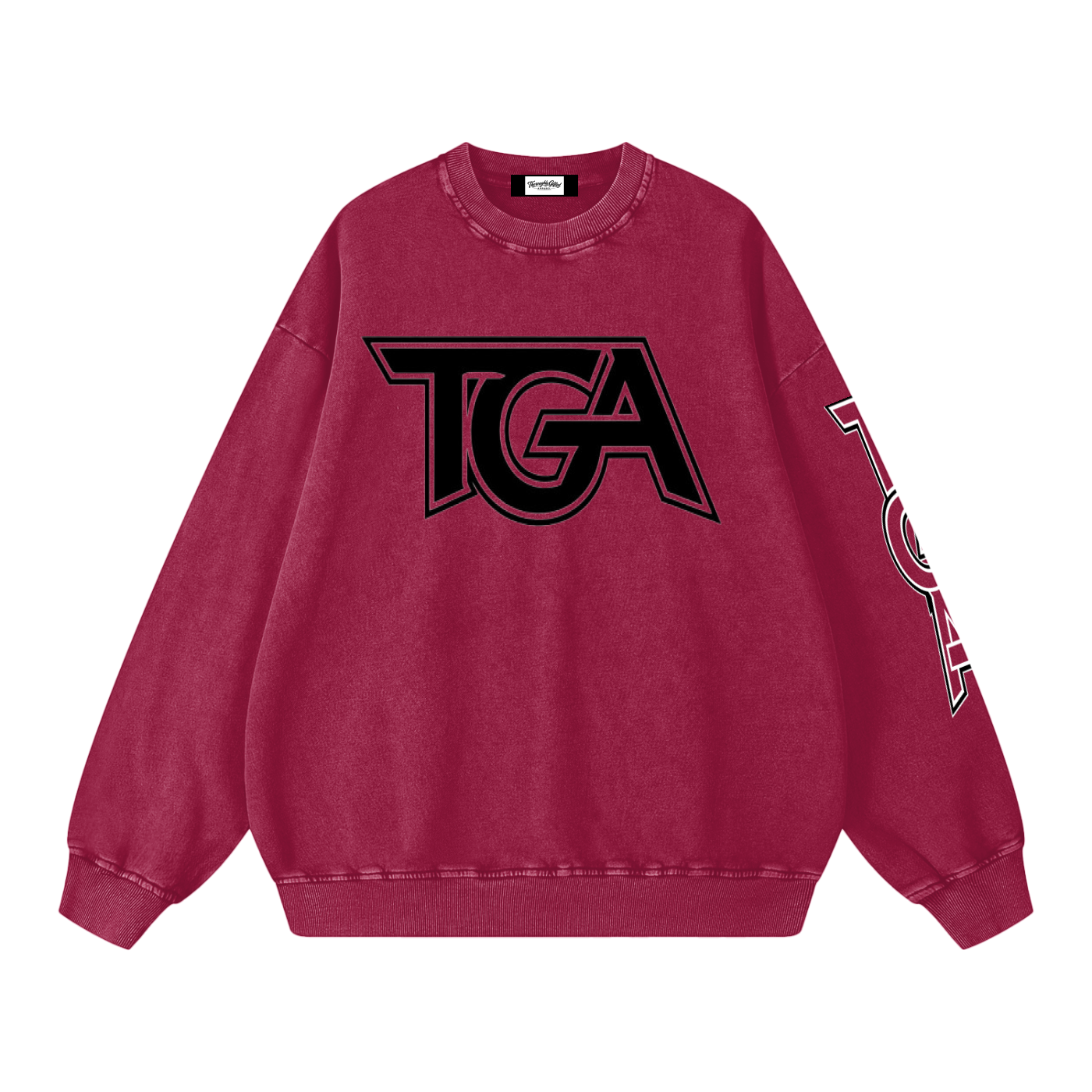 Snow Washed Oversized Sweatshirt