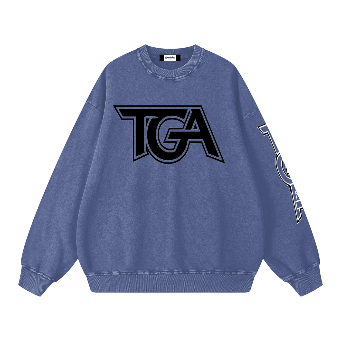 Snow Washed Oversized Sweatshirt