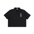 Essential Cropped Polo Shirt