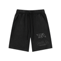 Mineral Wash Waffle Knit Shorts