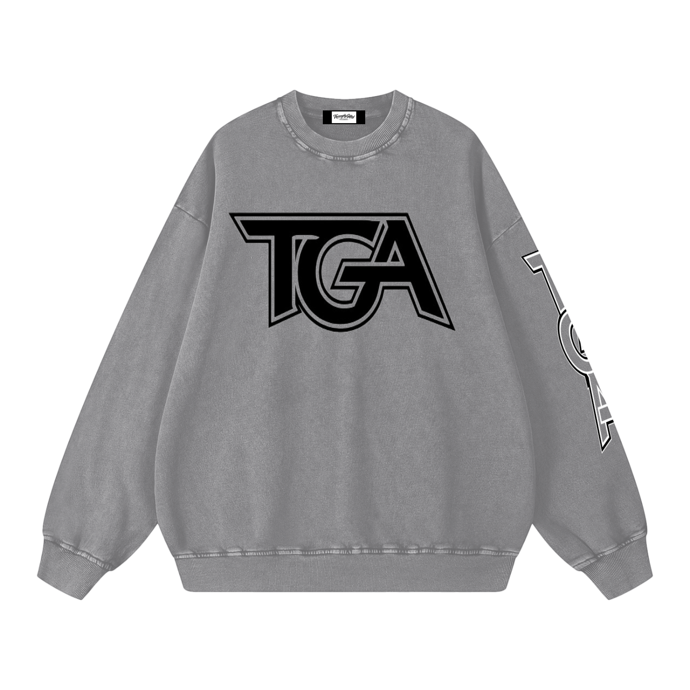 Snow Washed Oversized Sweatshirt