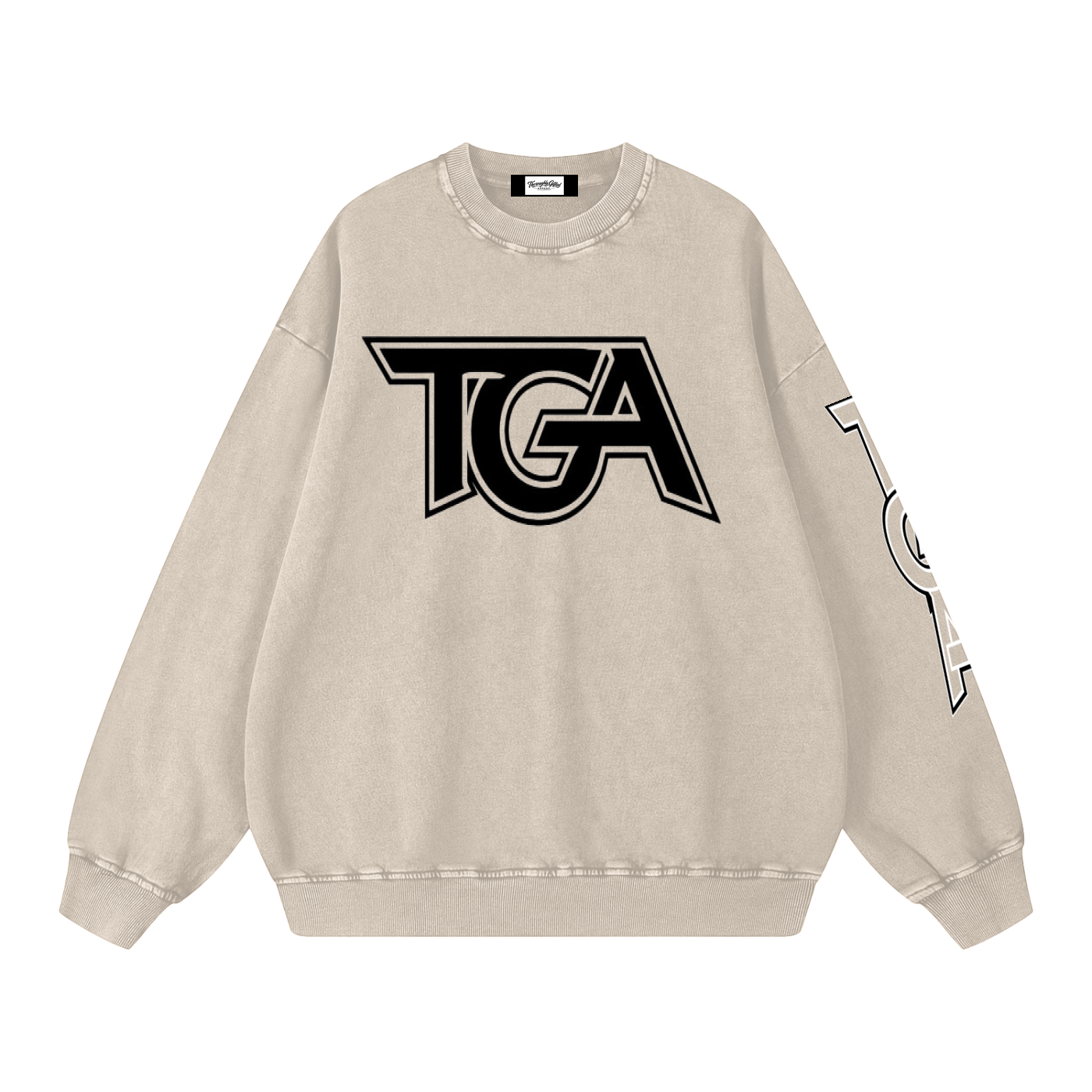 Snow Washed Oversized Sweatshirt