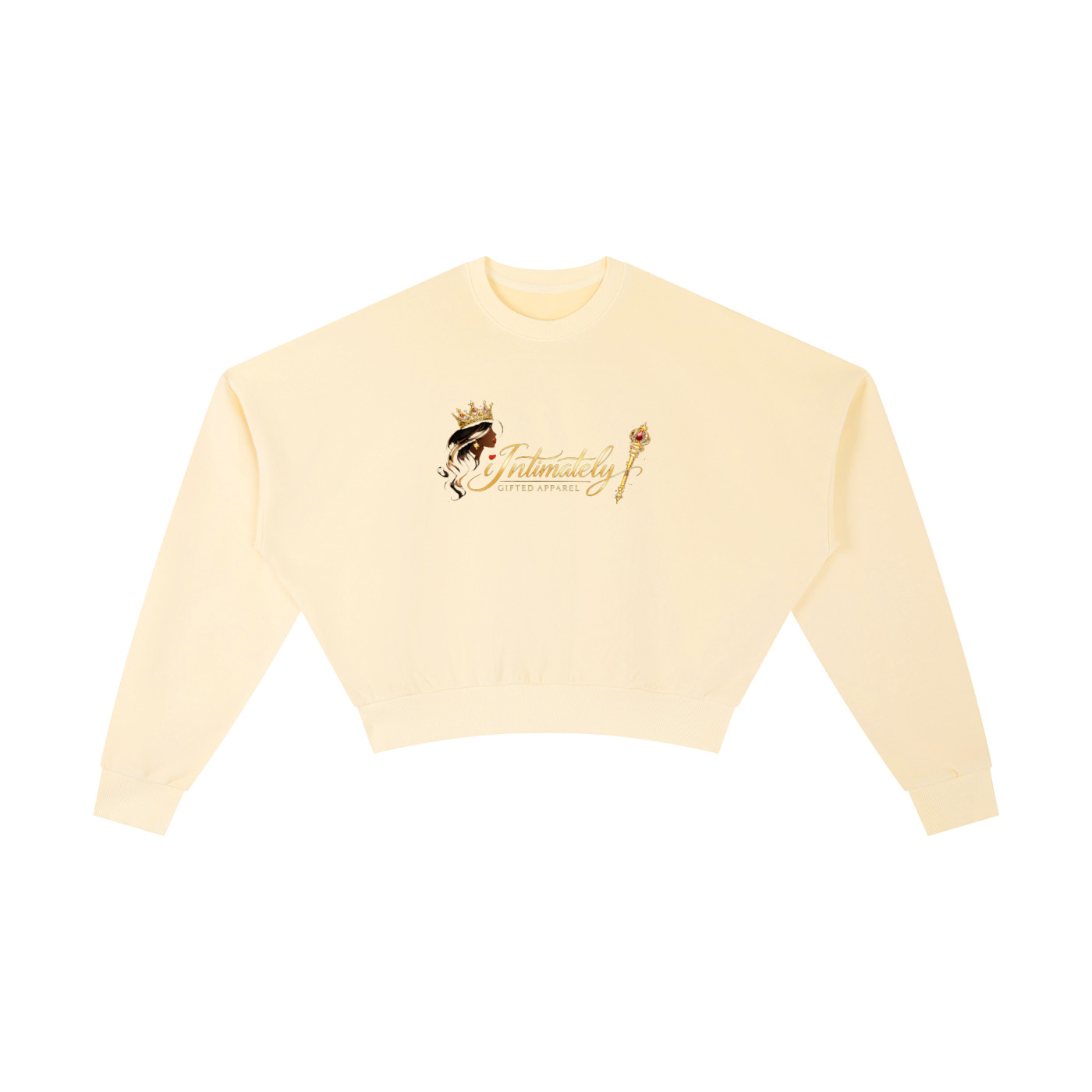 Vintage Washed Cropped Sweatshirt