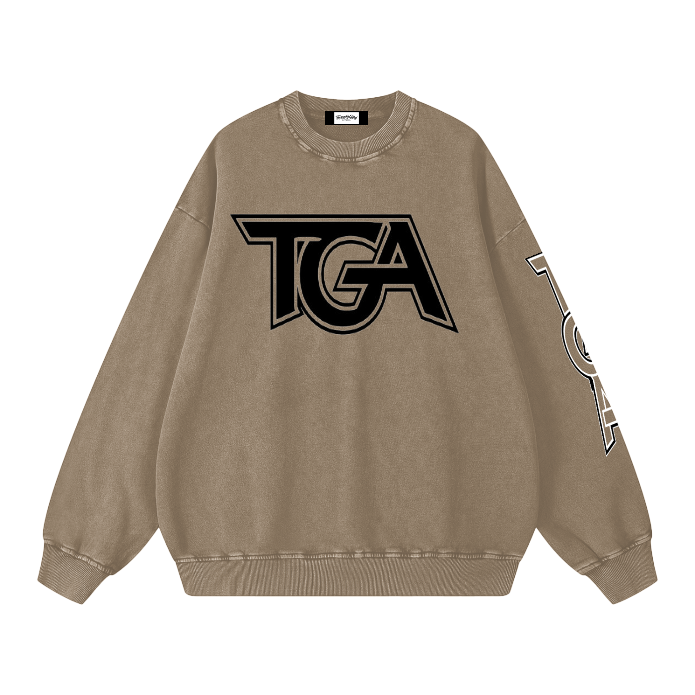 Snow Washed Oversized Sweatshirt
