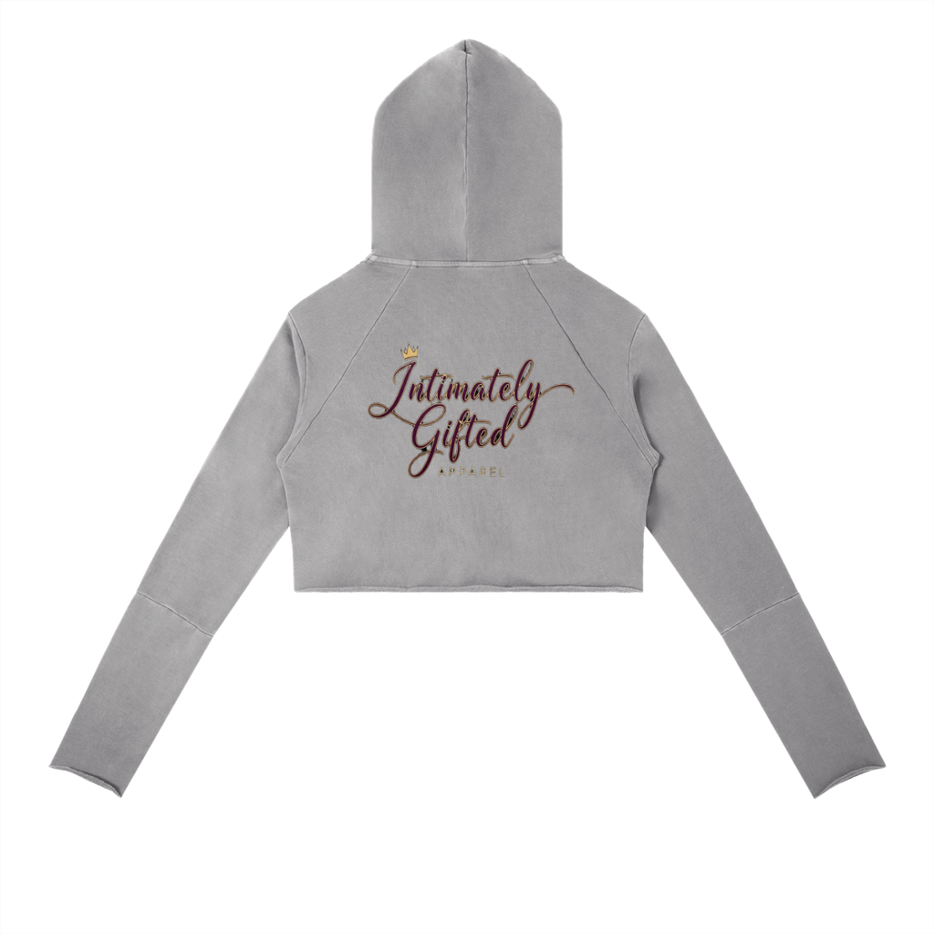 Vintage Washed Raw Edge Hoodie