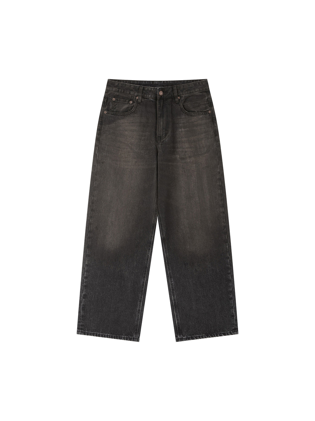 Vintage Wash Heavyweight Denim Jeans